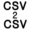 Portable CSV2CSV